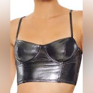 ✅ forever 21 METALLIC LINGERIE BUSTIER
